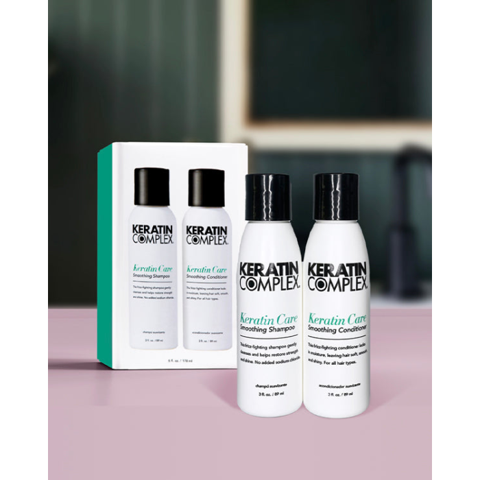 Keratin Complex Care Smoothing Shampoo & Conditioner Mini Travel Duo