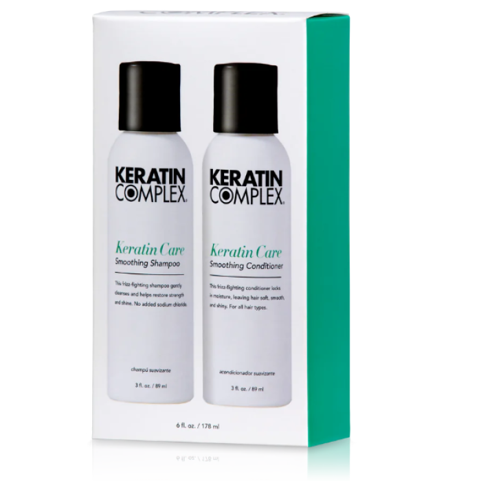 Keratin Complex Care Smoothing Shampoo & Conditioner Mini Travel Duo