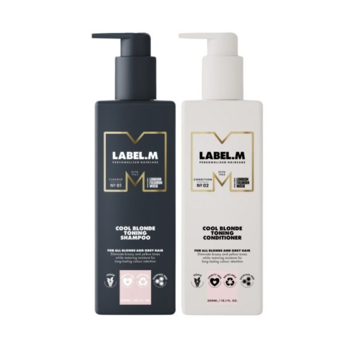 Label.m Cool Blonde Toning Shampoo and Conditioner Duo