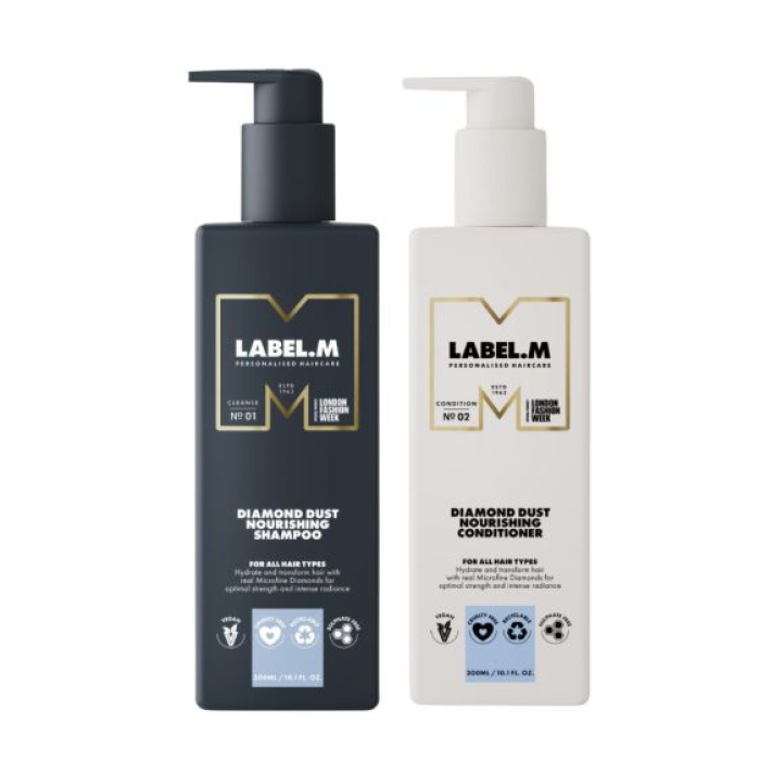 Label.m Diamond Dust Nourishing Shampoo and Conditioner Duo