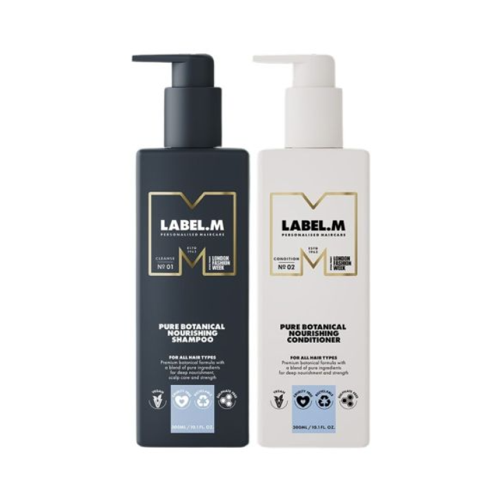 Label.m Pure Botanical Nourishing Shampoo and Conditioner Duo