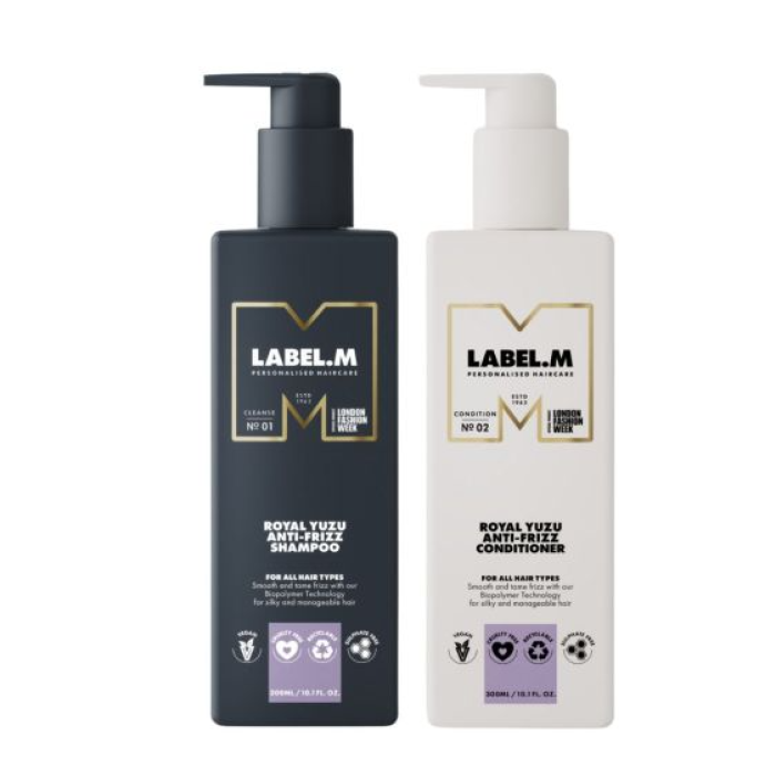 Label.m Royal Yuzu Anti-Frizz Shampoo and Conditioner Duo