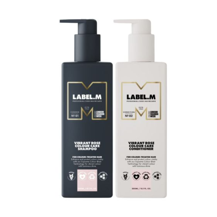 Label.m Vibrant Rose Colour Care Shampoo and Conditioner Duo