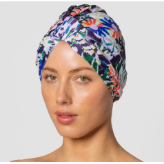 Amelie Shower Cap - Floral Ikat 
