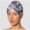 Louvelle Amelie Shower Cap in Floral Ikat