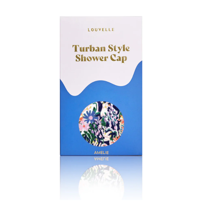 Louvelle Amelie Shower Cap in Floral Ikat
