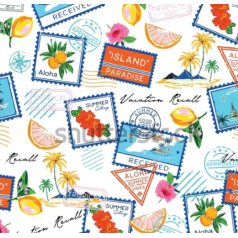 RIVA Hair Towel Wrap - Isola Postcard 