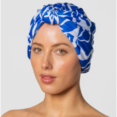 Dahlia Shower Cap - Blu Matisse 