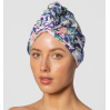 Louvelle RIVA Hair Towel Wrap - Floral Ikat
