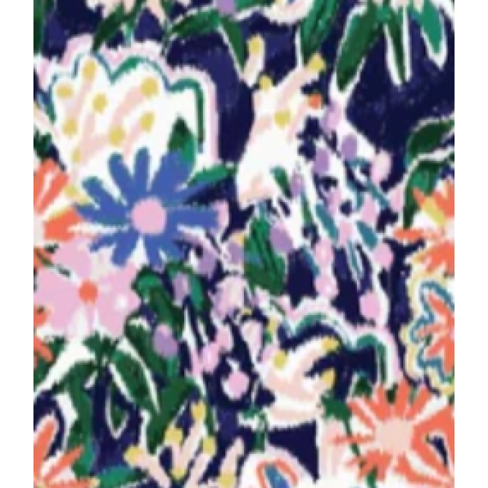 Louvelle Amelie Shower Cap in Floral Ikat