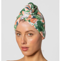 RIVA Hair Towel Wrap - Peach Bellini 