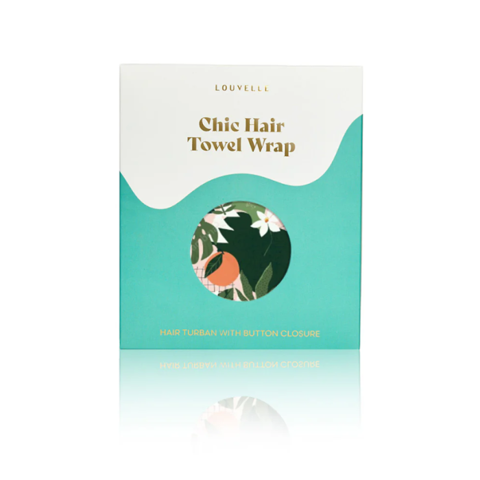 Louvelle RIVA Hair Towel Wrap - Peach Bellini