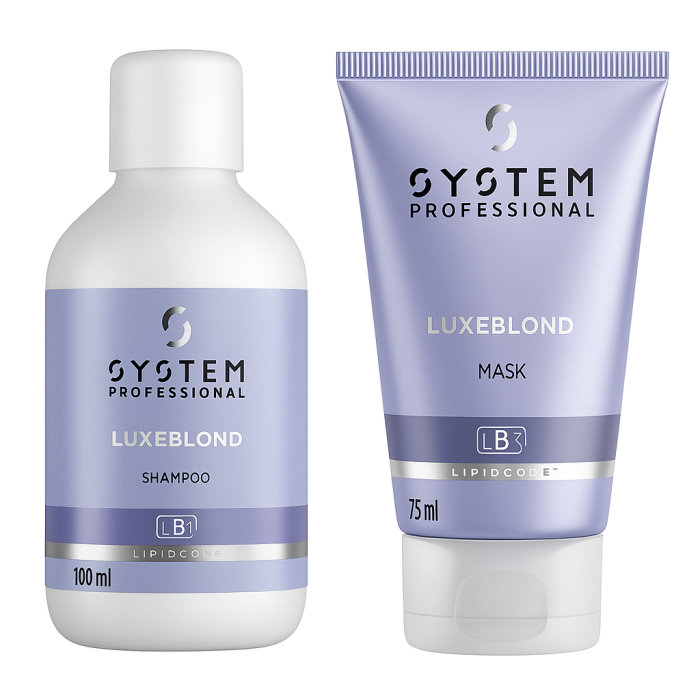 System Professional LuxeBlond Shampoo & Mask Mini Duo