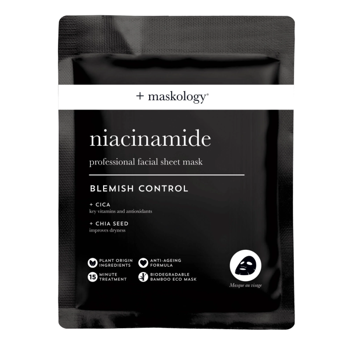 Maskology Niacinamide Facial Sheet Mask