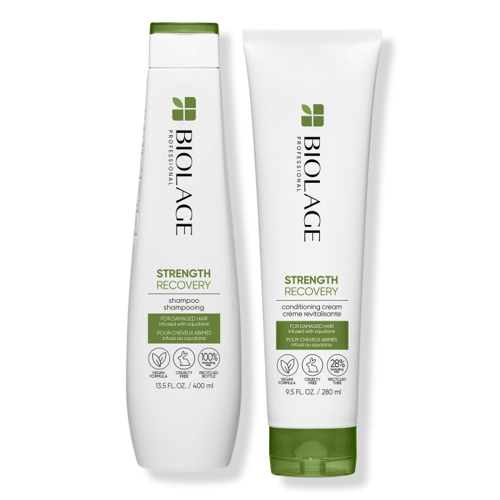 Matrix Biolage Strength Recovery Shampoo and Conditioning Cream Duo