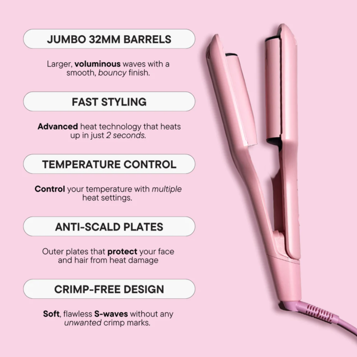 Mermade Hair Double Waver Max 32mm