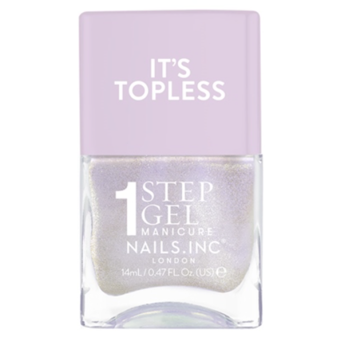 Nails inc It's Topless 1-Step Gel Nail Polish - Halle 