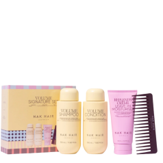 Signature Holiday Volume Trio With Replends Creme Leave-In  