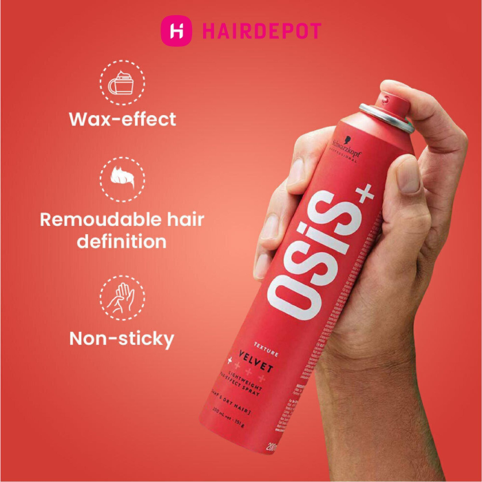 Schwarzkopf Professional OSiS Velvet Lightweight Spray Wax