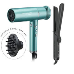 Aerolite Hairdryer & 4-1 Airstyler Duo Emerald Green