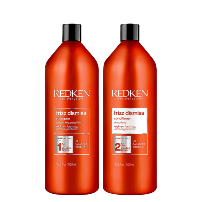 Redken Frizz Dismiss Shampoo and Conditioner Duo 1 Litre