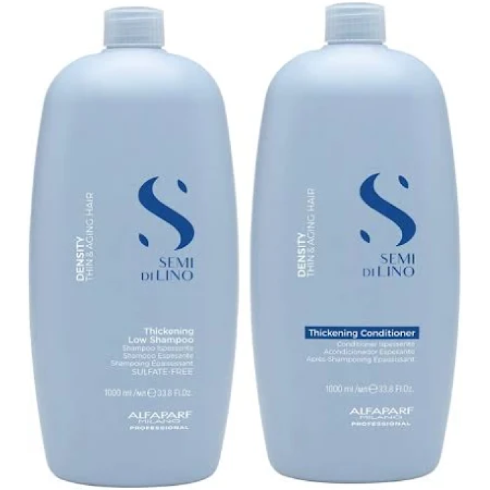 Alfaparf Semi Di Lino Thickening Shampoo and Conditioner Duo