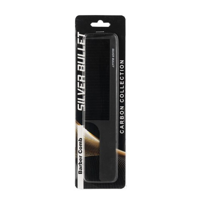 Silver Bullet Carbon Barber Comb