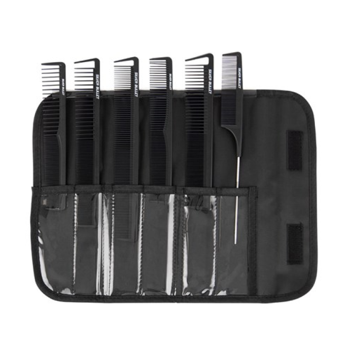 Silver Bullet Carbon Comb Set 6pc