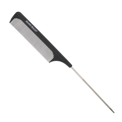 Carbon Metal Tail Comb 