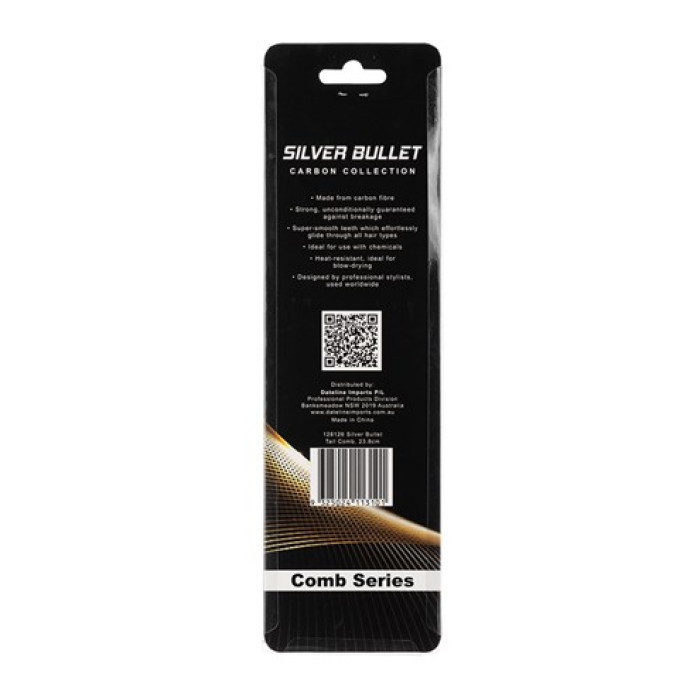 Silver Bullet Carbon Tail Comb