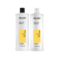 System 1 Scalp + Hair Thickening Shampoo & Conditioner 1 Litre Duo 