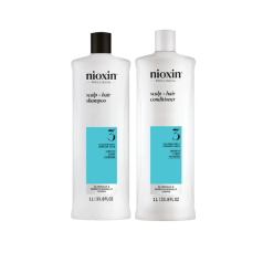 System 3 Scalp + Hair Thickening Shampoo & Conditioner 1 Litre Duo 