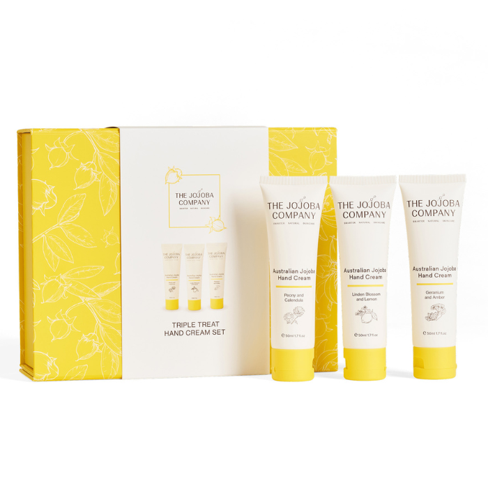 The Jojoba Company Triple Treat Hand Cream Set