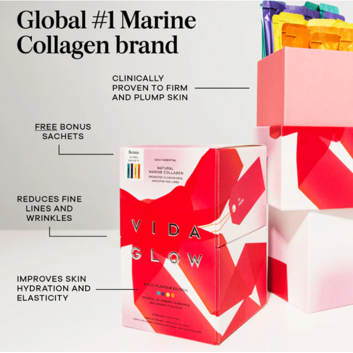 Vida Glow Limited Edition: Marine Collagen Multi-Flavour