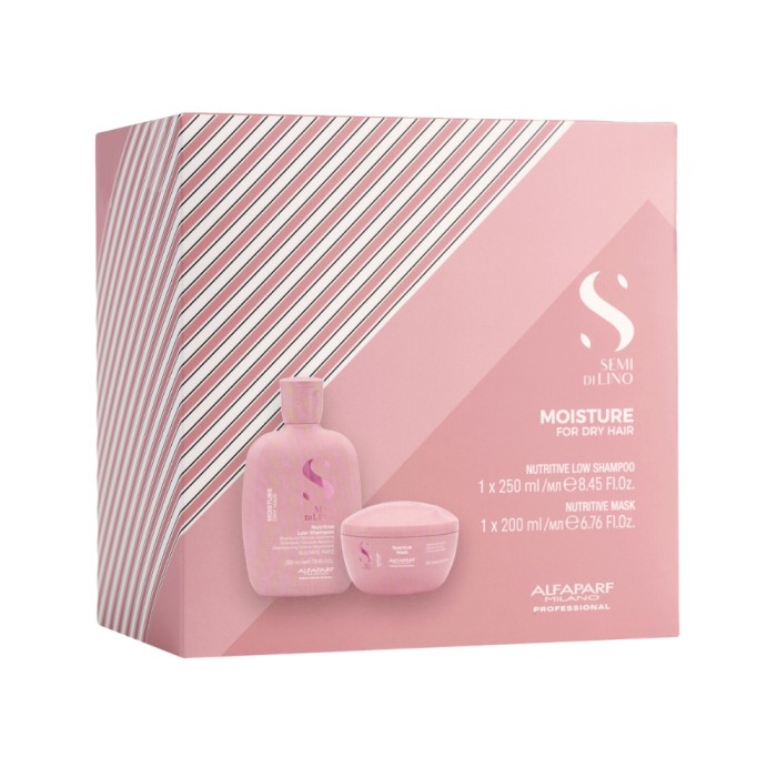 Alfaparf Semi Di Lino Nutritive Moisture Shampoo & Mask Duo