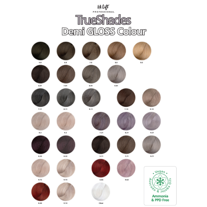 Hi Lift True Shades Demi-Permanent Hair Colour (75ml)
