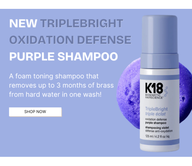 K18 Triplebright Oxidation Defense Purple Shampoo