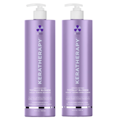 Totally Blonde Violet Toning Shampoo and Conditioner Duo 1000ml 2 x 1000ml