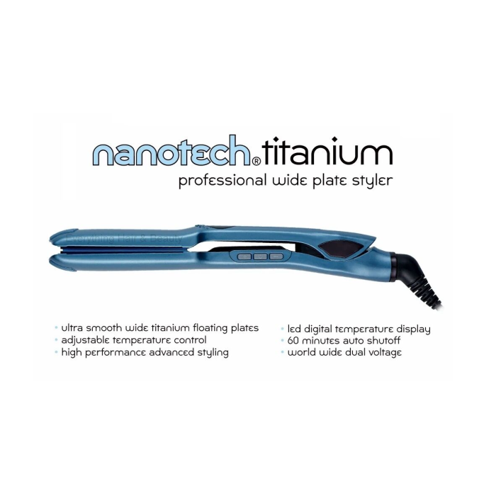 Nanotech Titanium Styler Wide Plate Styler
