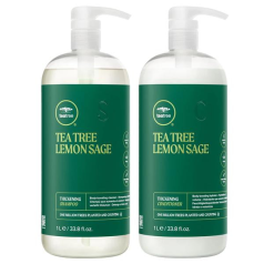 Lemon Sage Thickening Shampoo and Conditioner Duo 1 Litre 