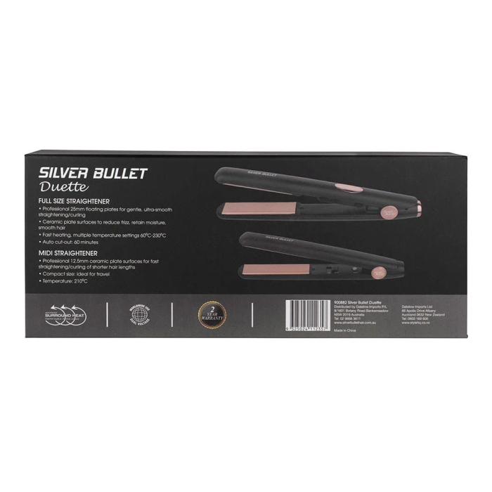 Silver Bullet Duette Hair Straightener Duo