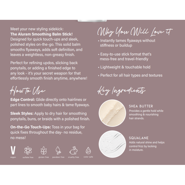 Aluram Smoothing Balm Stick