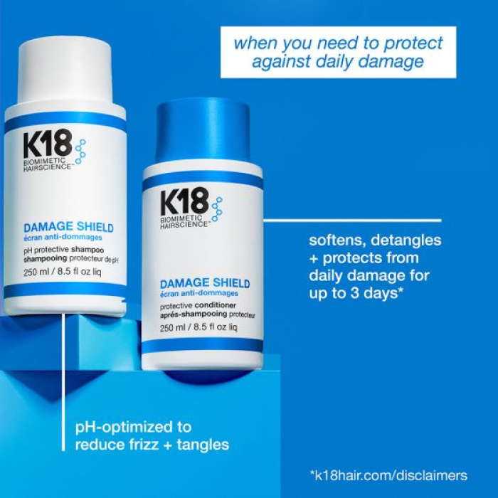 K18 Damage Shield pH Protective Shampoo & Conditioner Duo