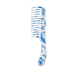 D28 Deluxe Blue Belle Wide Tooth Detangling Comb 
