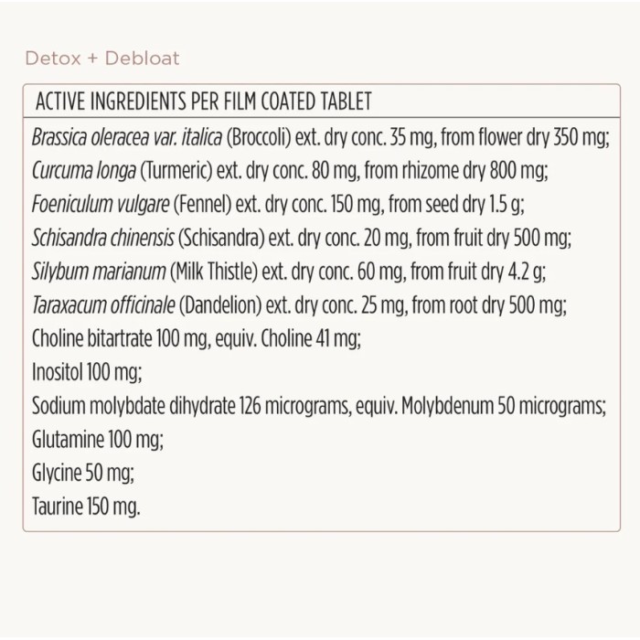 JS Health Detox + Debloat Formula
