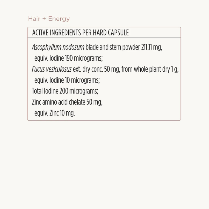 JSHealth HAIR + ENERGY FORMULA CAPSULES