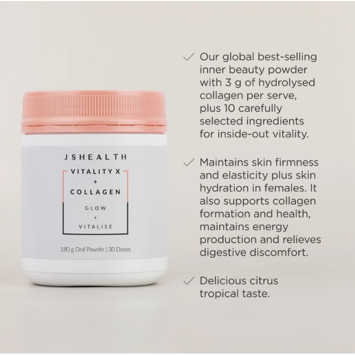 JS Health DEV - Vitality X + Collagen Powder