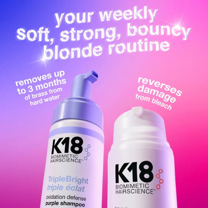 K18 Triplebright Oxidation Defense Purple Shampoo