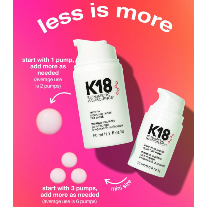 K18 Leave-In Molecular Repair Mask 15ml
