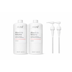 Care Absolute Volume Shampoo and Conditioner Duo 1 Litre with Pumps 